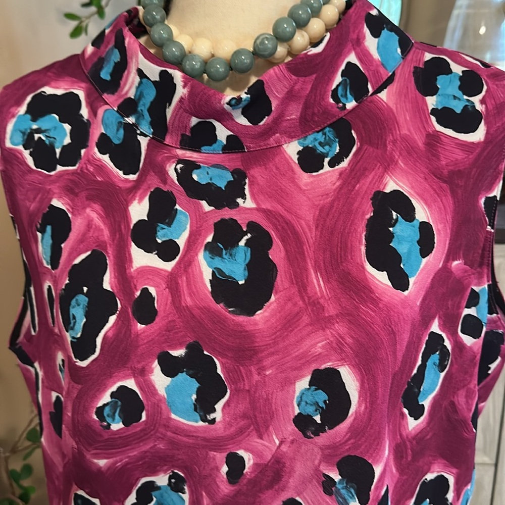 Marni Leopard-Print Tank Top in Dry Rose - Picture 5 of 12